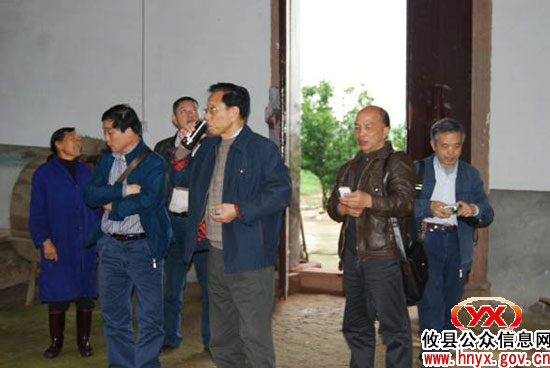 省文物专家组来攸县考察第九批省级文保单位申报工作