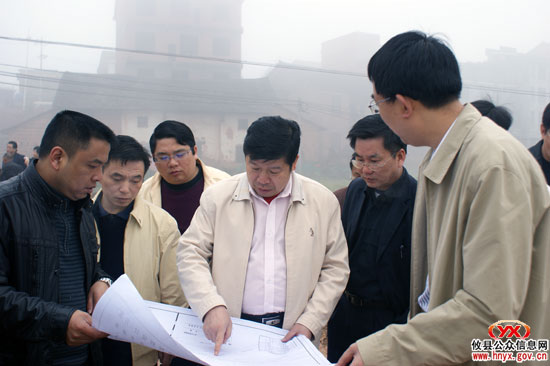 攸县县委书记邝邹飞等就城建工作进行调研
