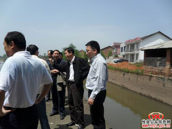 陈可勇就新市及周边农业灌溉问题进行现场办公