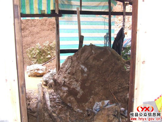 谈湘旭一行到攸县柏市镇察看灾情慰问灾民
