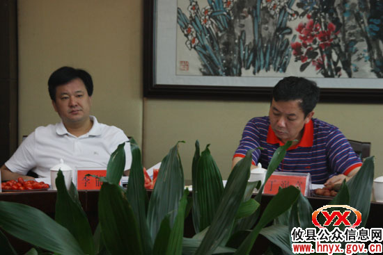 市统计局局长丁润高一行来攸县开展专题调研