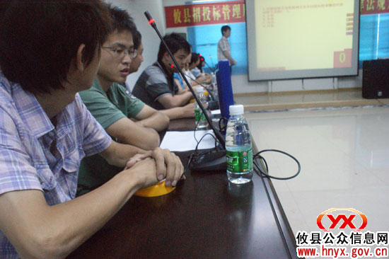 “法规宣传月”，攸县招投标局举行招投标法规知识抢答赛