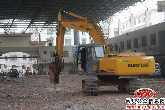 攸州农贸大市场正在“改造升级”中