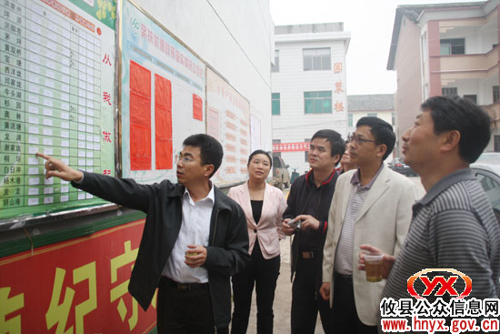 市考核组来攸县检查考核政务公开工作