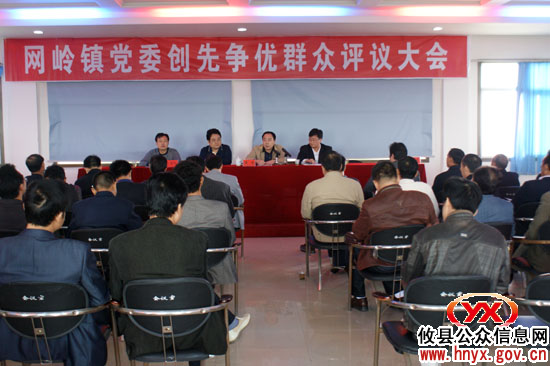 攸县网岭镇党委召开创先争优群众评议大会