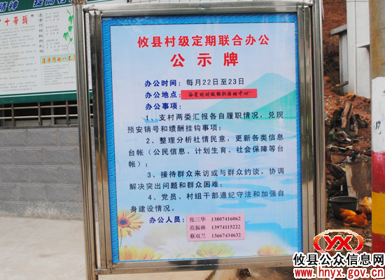 【村级联合办公】宾玉良一行到莲塘坳乡进行专项督查