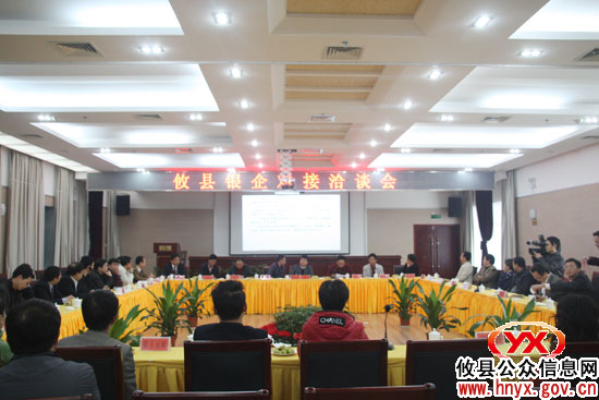 攸县银信部门和企业负责人面对面开展融资洽谈
