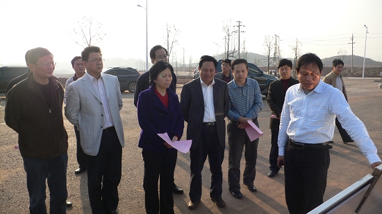 省监察厅副厅长李利君一行视察云龙示范区