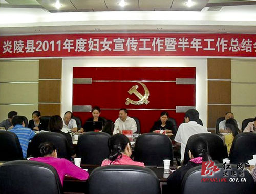 全县妇女宣传工作暨半年工作总结会议召开