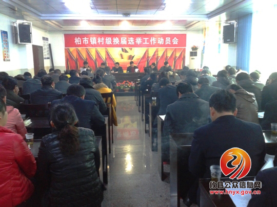柏市镇召开村支“两委”换届选举工作动员大会