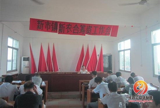 新市镇召开新农合筹资工作会议