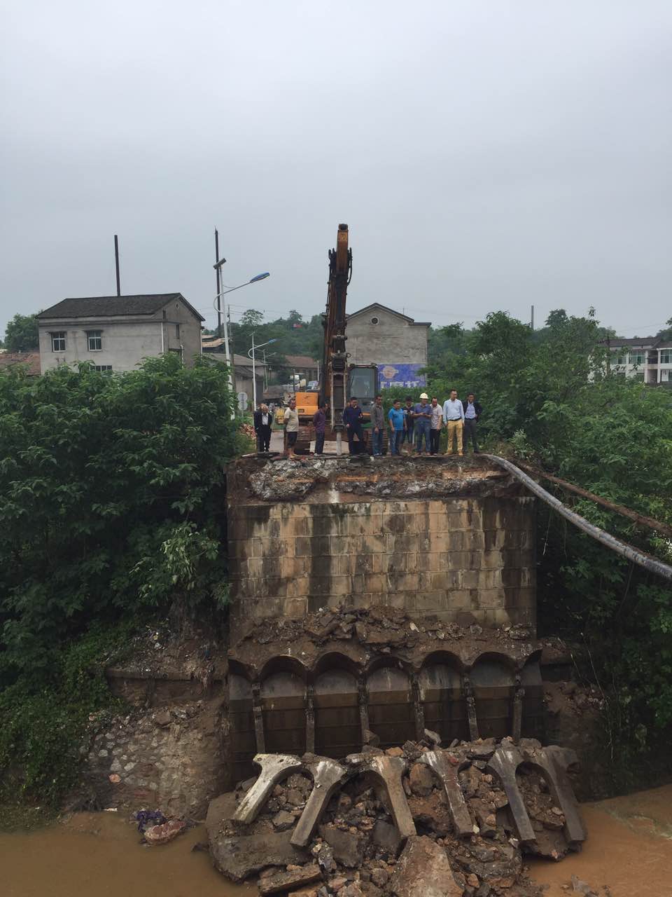 三门镇牛路口桥重修新建正式开工