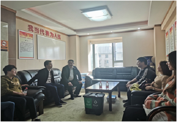 荷塘区统计局到长沙市开福区望麓园街道学习借鉴党建、统计工作经验