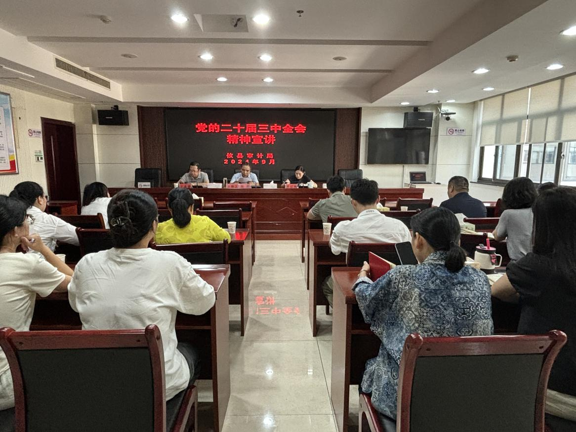 攸县审计局开展学习贯彻党的二十届三中全会精神专题宣讲