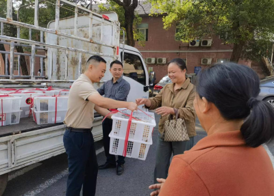 爱心帮扶赠鸡苗，乡村振兴共致富