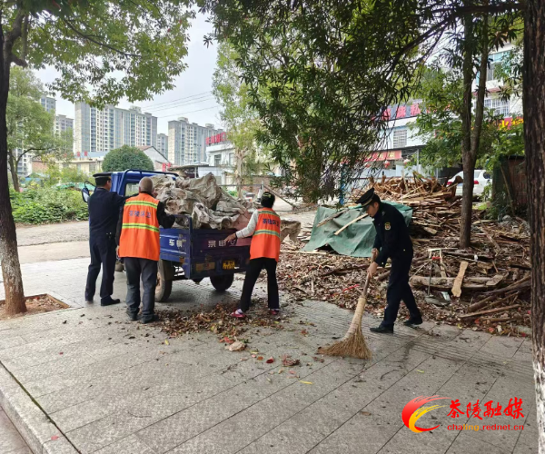 茶陵县城管局：持续加大整治力度 维护良好市容秩序