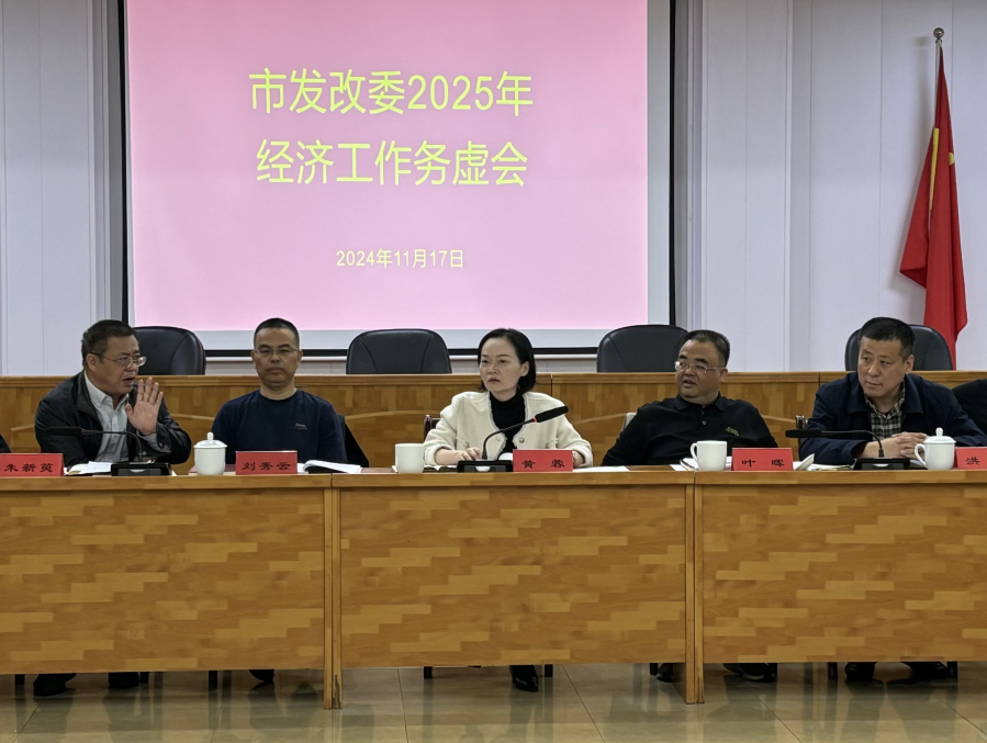 市发改委召开2025年经济工作务虚会