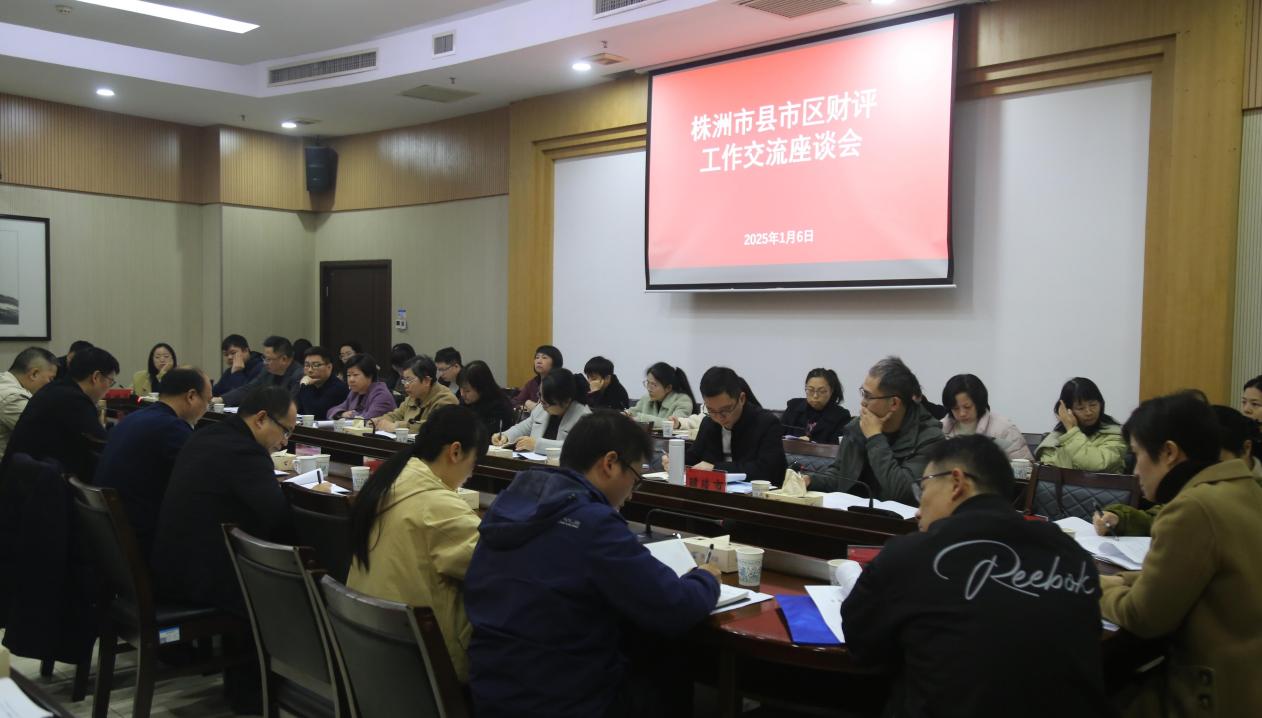 市财政局举办2025年株洲市县市区 财评工作交流座谈会