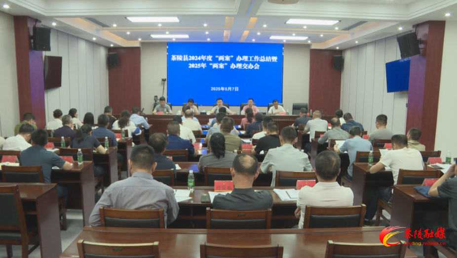 茶陵县2024年度“两案”办理工作总结暨2025年“两案”办理交办会召开