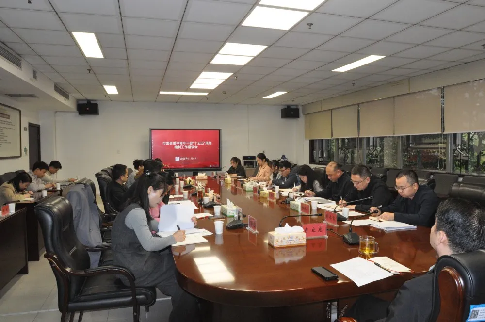 市国资委聚力推进国资国企“十五五”规划编制工作
