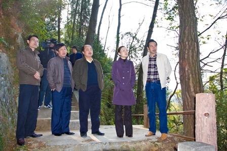 李晖书记视察炎陵县城镇建设（图片新闻）