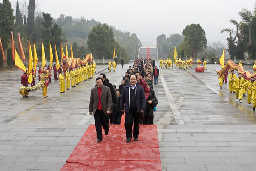 炎陵县举行新年祭祖祈福活动
