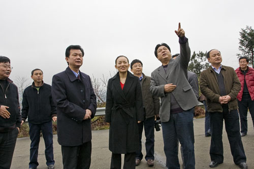 省林业厅邓三龙厅长深入炎陵县指导林业工作