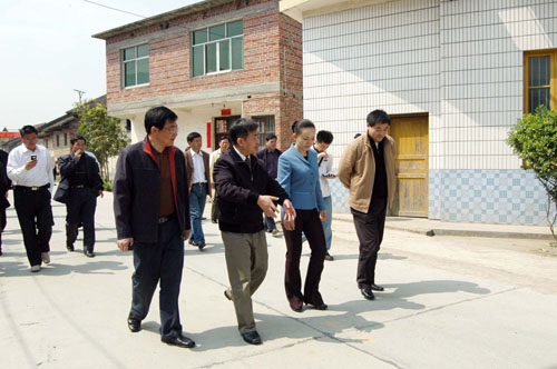 省人大常委会副主任谢勇到鹿原镇视察指导工作