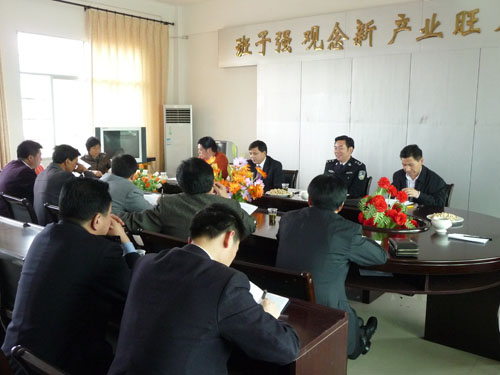 团中央派驻干部兰明尚在三河镇调研团建工作