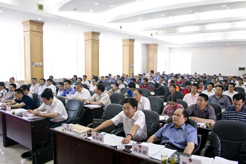 炎陵县人大常委会2009年度专项工作评议动员大会召开