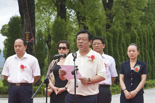 炎帝陵一期续建工程正式动工