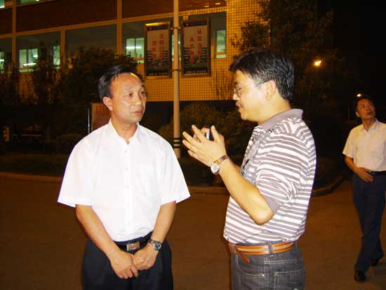 省林业厅副厅长柏芳敏一行在长鸿学校视察