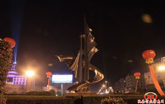 国庆“花甲”梅城之夜（组图）