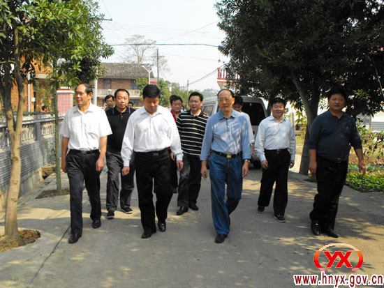 省政协党组成员王汀明一行来攸县考察调研