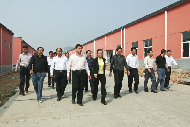 攸县党政考察团到我县考察