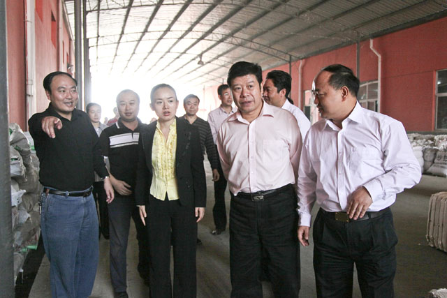 攸县党政考察团到我县考察