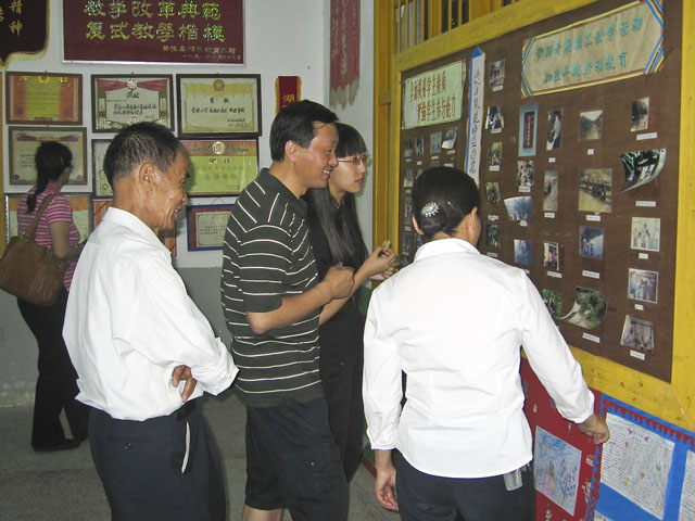 北京教育科学研究院张铁道院长来我县参观考察