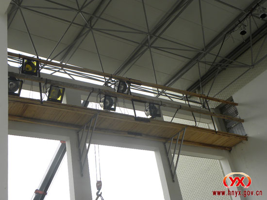 体育场配套设施正在完善