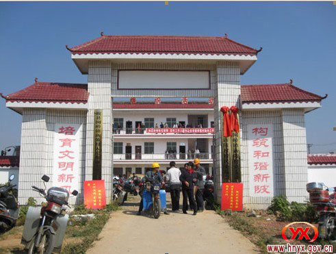 网岭镇新陂村乡村大舞台落成并投入使用