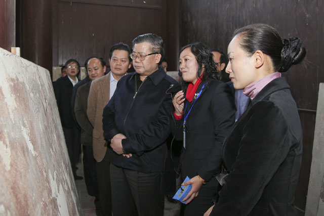 胡彪在炎陵考察