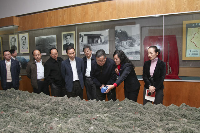 胡彪在炎陵考察