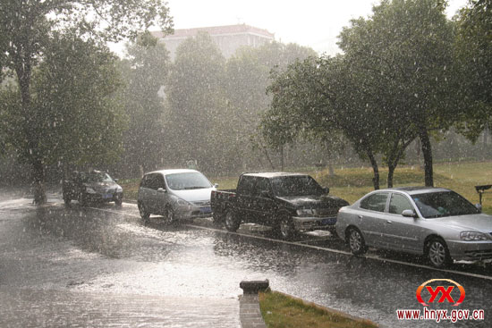 今天下午，攸县大地久旱逢甘霖！
