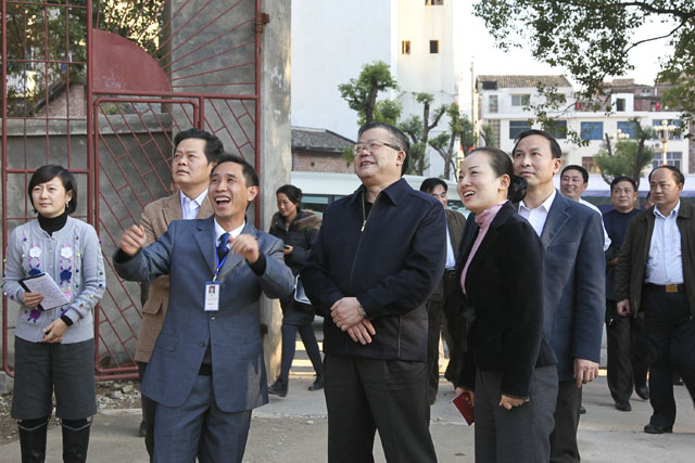 胡彪在炎陵考察