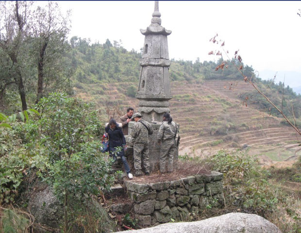 沔渡镇发现咸丰二年石砌字纸炉