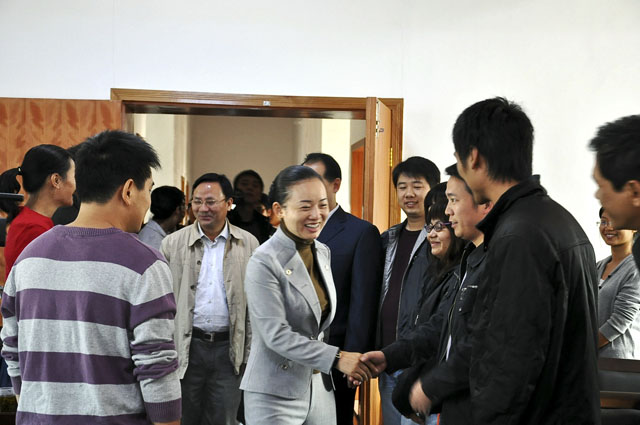 记者节：李晖看望新闻工作者