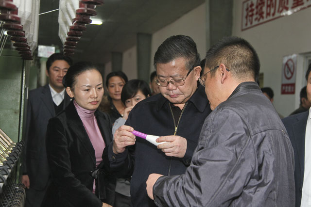 胡彪在炎陵考察