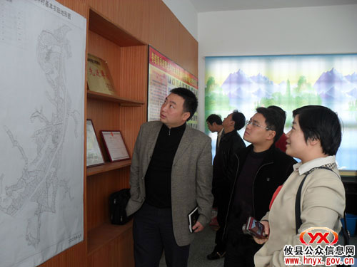 市发改委孙玥一行来我县网岭镇开展调研