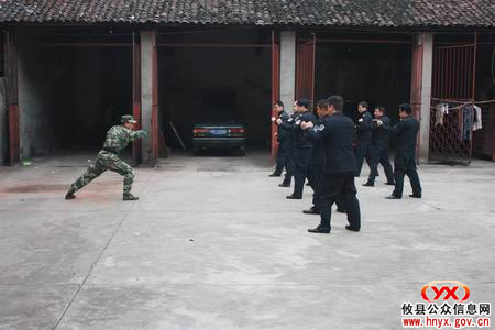 攸县法院法警冬季练兵忙