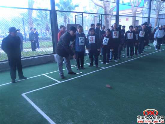 城关镇“友谊杯”门球邀请赛激战正酣