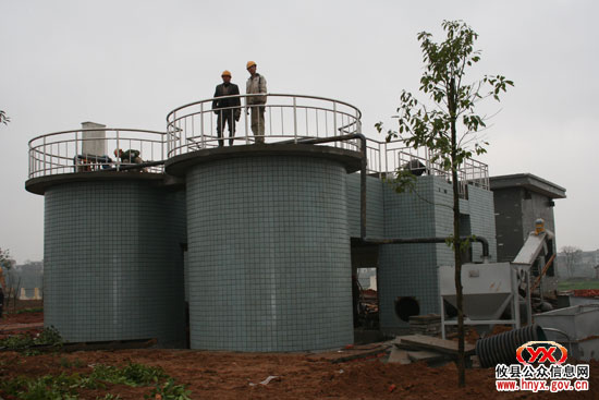十大重点工程：我县污水处理项目建设一期工程年底将全部完工